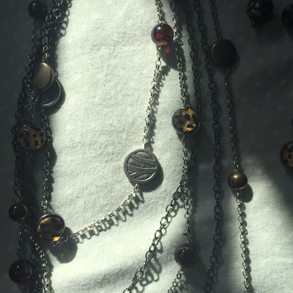 Custom Jewelry (accessories) Leopard print set